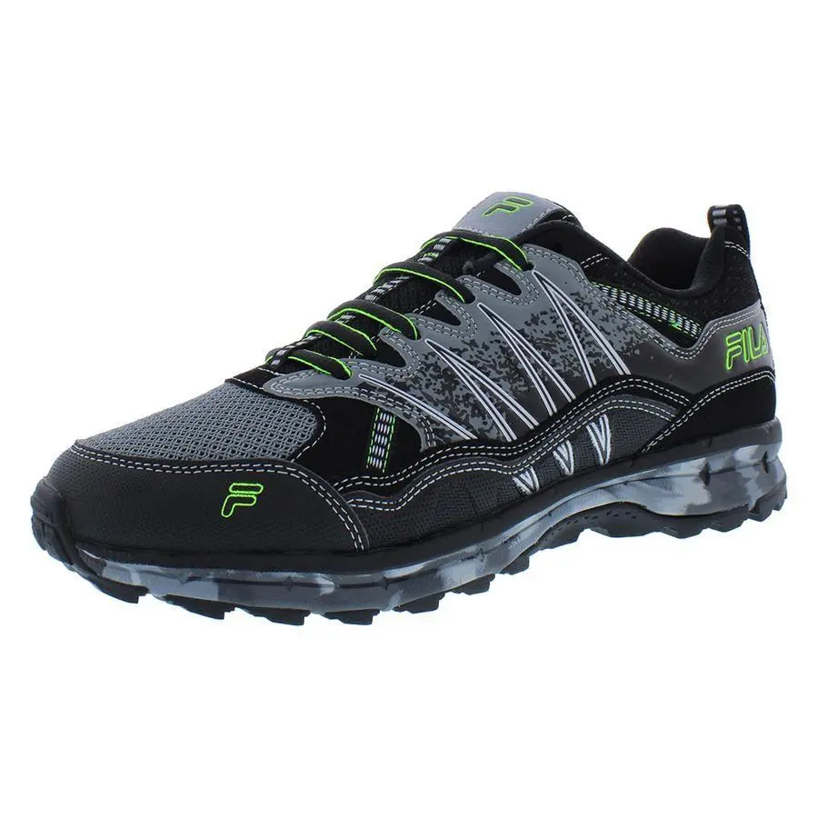 Fila shoes - Black/Grey/Green, Main: Black (UPC: 791272162397) 3