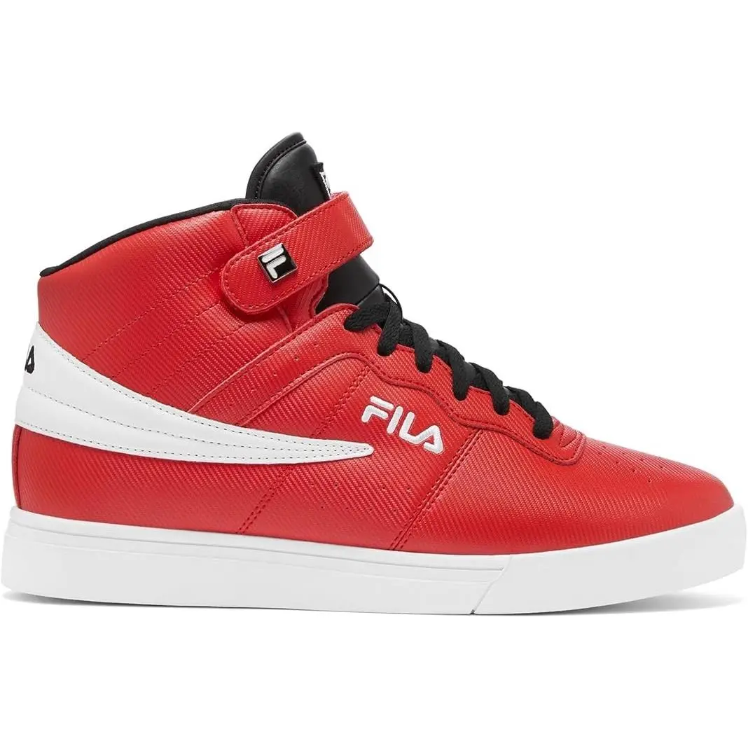 Fila Vulc 13 Diamo Mens 9 Red Mid Top Sneakers Shoes