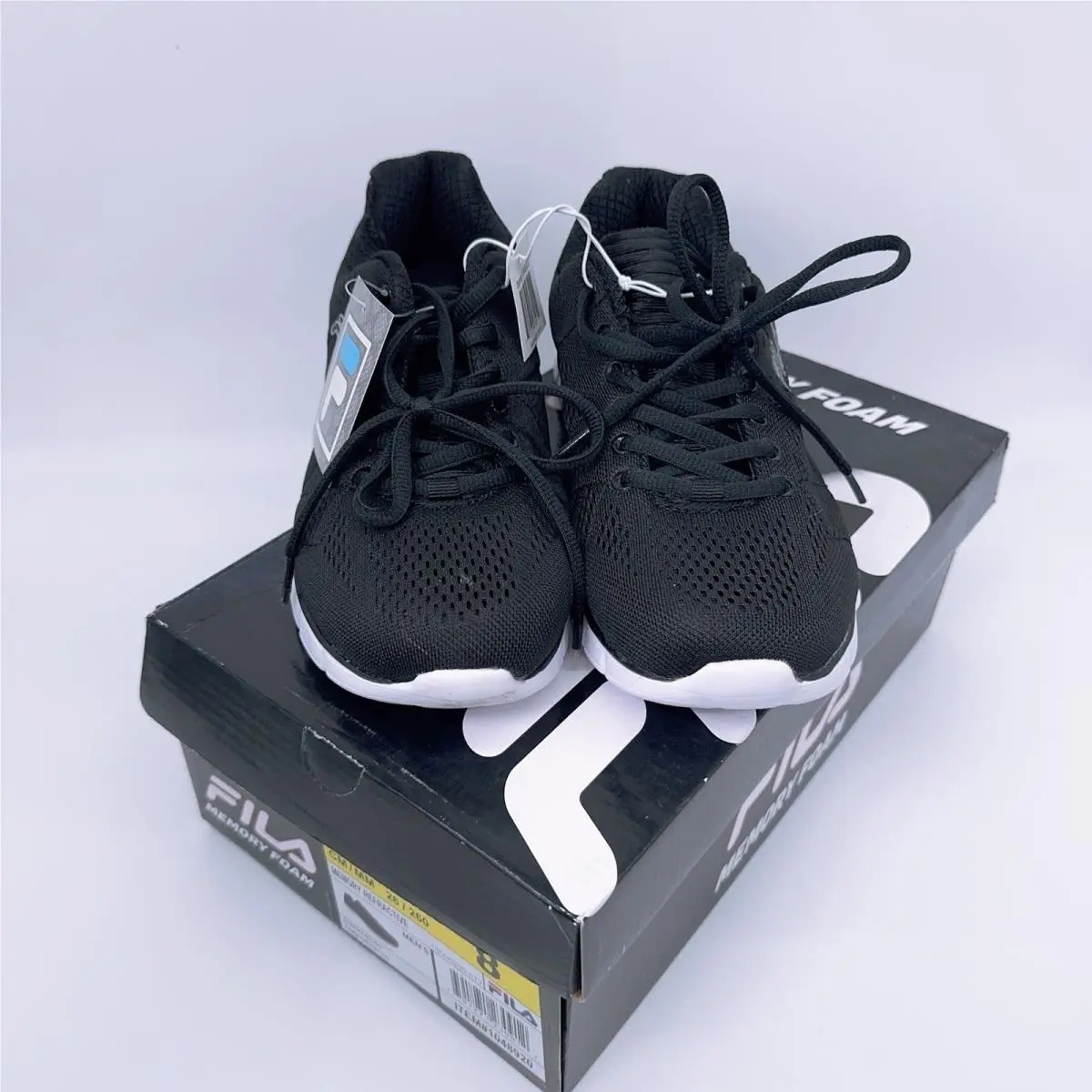 Fila shoes - Fila Memory Foam Refractive - Memory Foam Refractive - 1SG30296-013 - Black (UPC: 0791271230912) 0