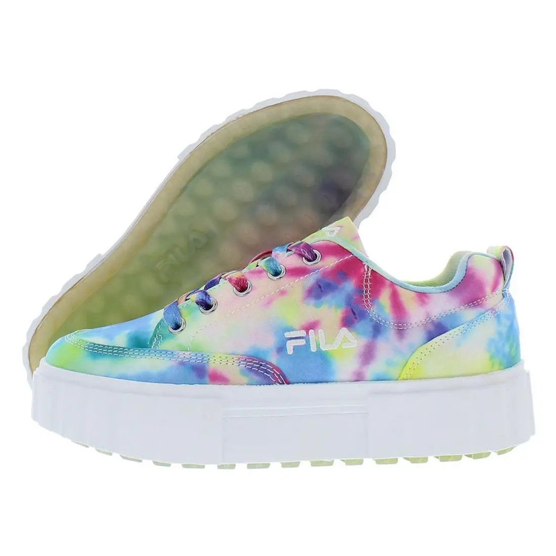 Fila Sandblast Low Mottled Tie Dye Womens Shoes Size 8.5 Color: Multi