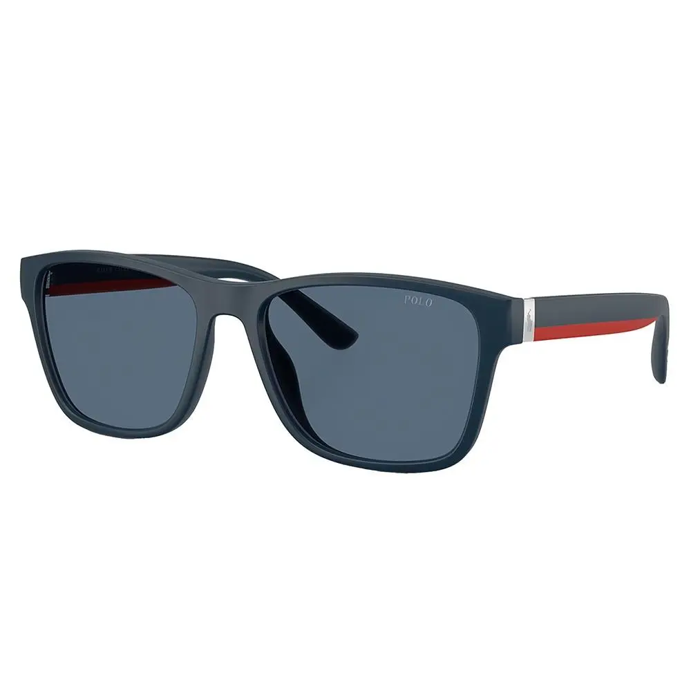 Polo  PH 4229U 590480 Matte Navy Blue Plastic Sunglasses Blue Lens by Ralph Lauren
