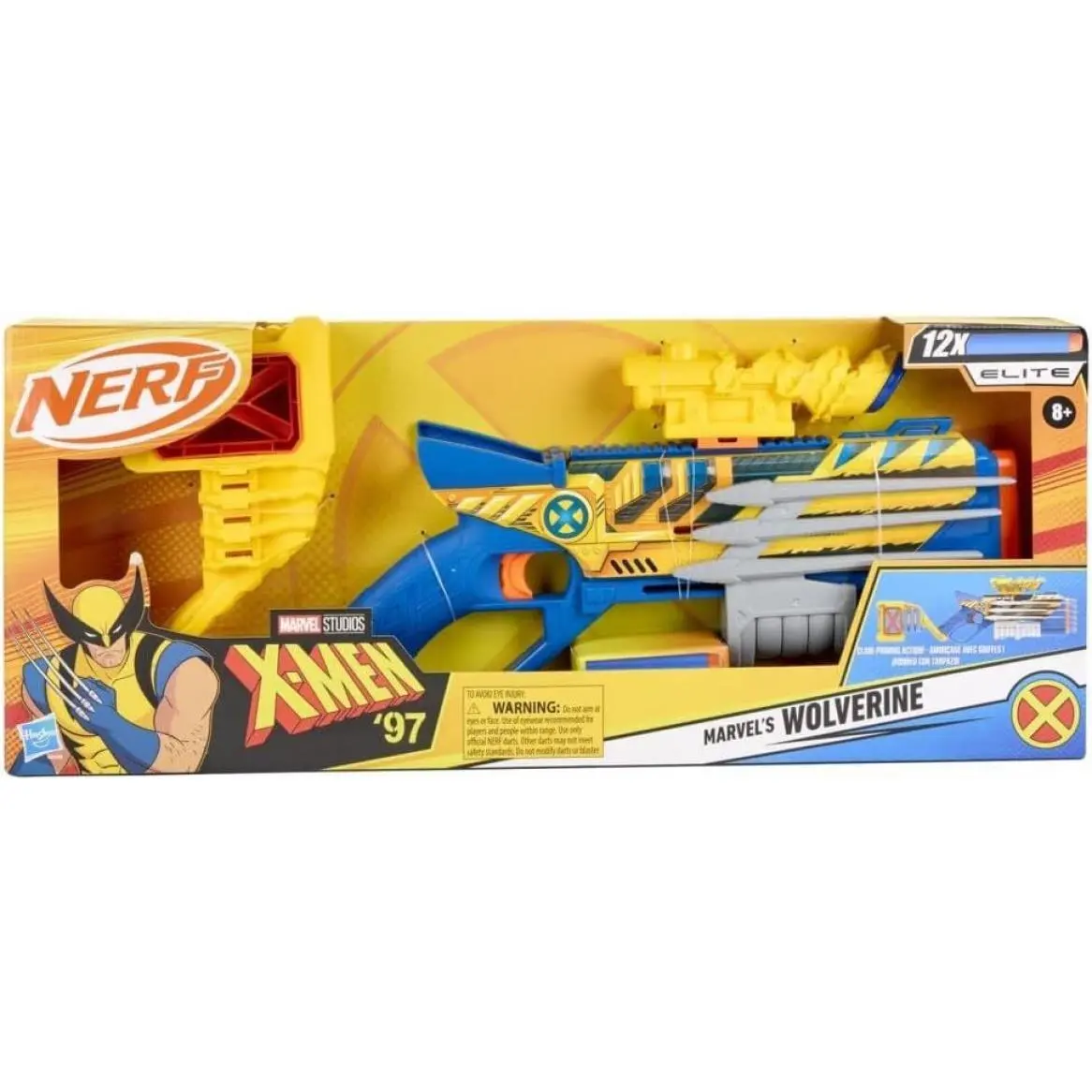 Marvel X-men `97 Nerf Wolverine Blaster