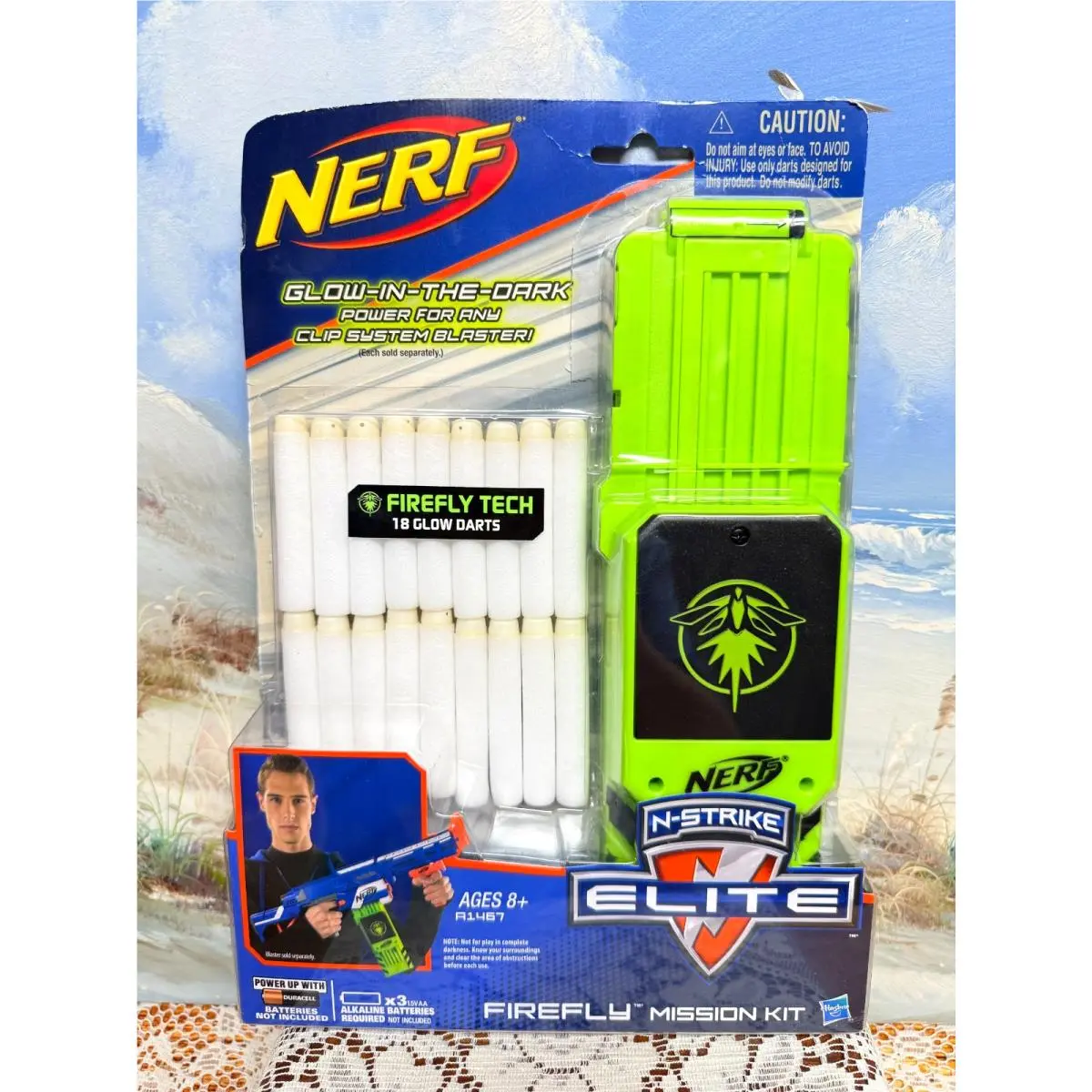 Nerf N-strike Elite Glow In The Dark Firefly Mission Hasbro