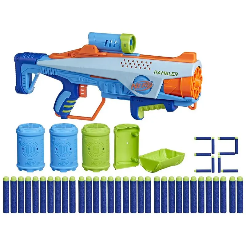 Elite Junior Rookie Pack Easy Play Toy Foam Blaster 32 Nerf Elite Darts 4