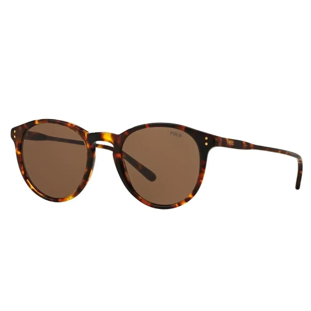 Polo Ralph Lauren PH 4110 513473 Havana Plastic Phantos Sunglasses Brown Lens
