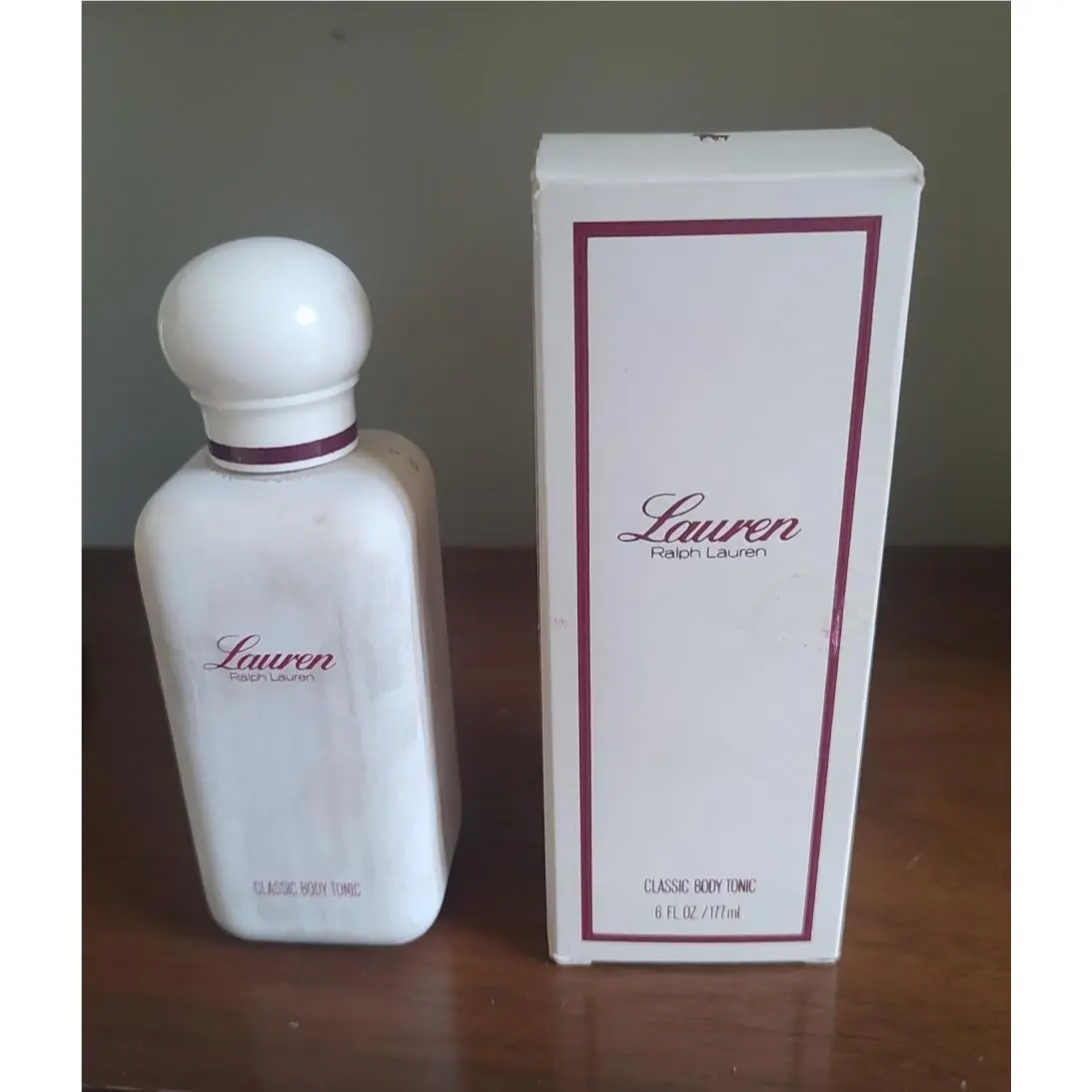 Vtg Lauren Ralph Lauren Classic Body Tonic Lotion Large 6 oz Htf
