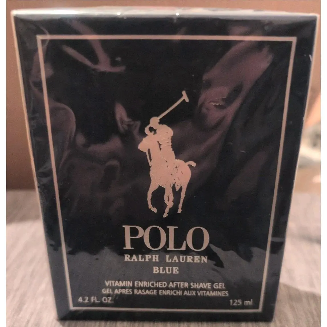 Polo Blue Ralph Lauren After Shave Gel 4.2 Fl. OZ / 125 ml Box Rare