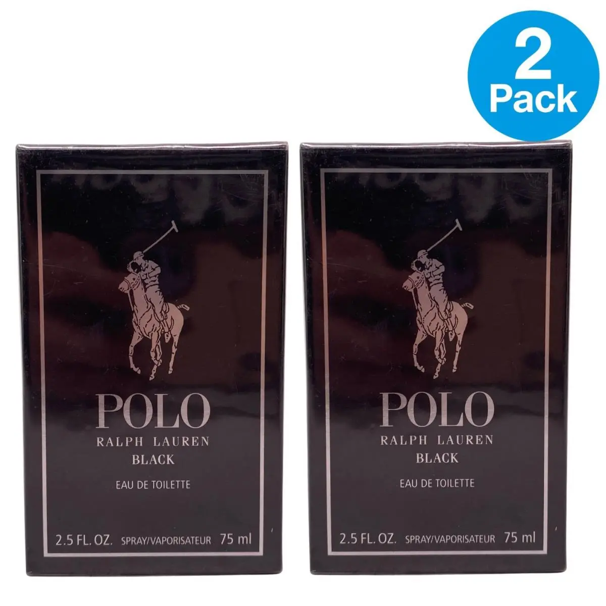 lo Ralph Lauren Black Eau de Toilette 2.5 fl oz 2 Pack