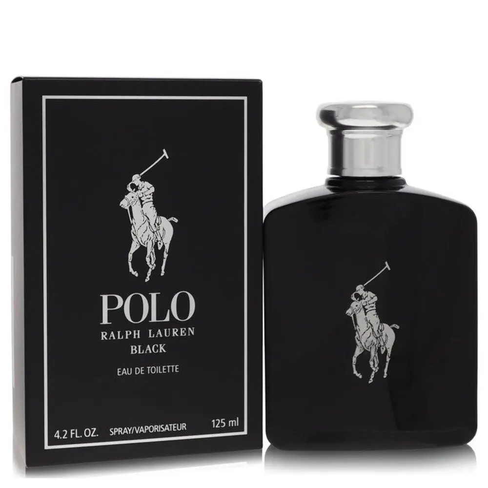 Polo Black by Ralph Lauren 4.2 Oz Eau De Toilette For Men