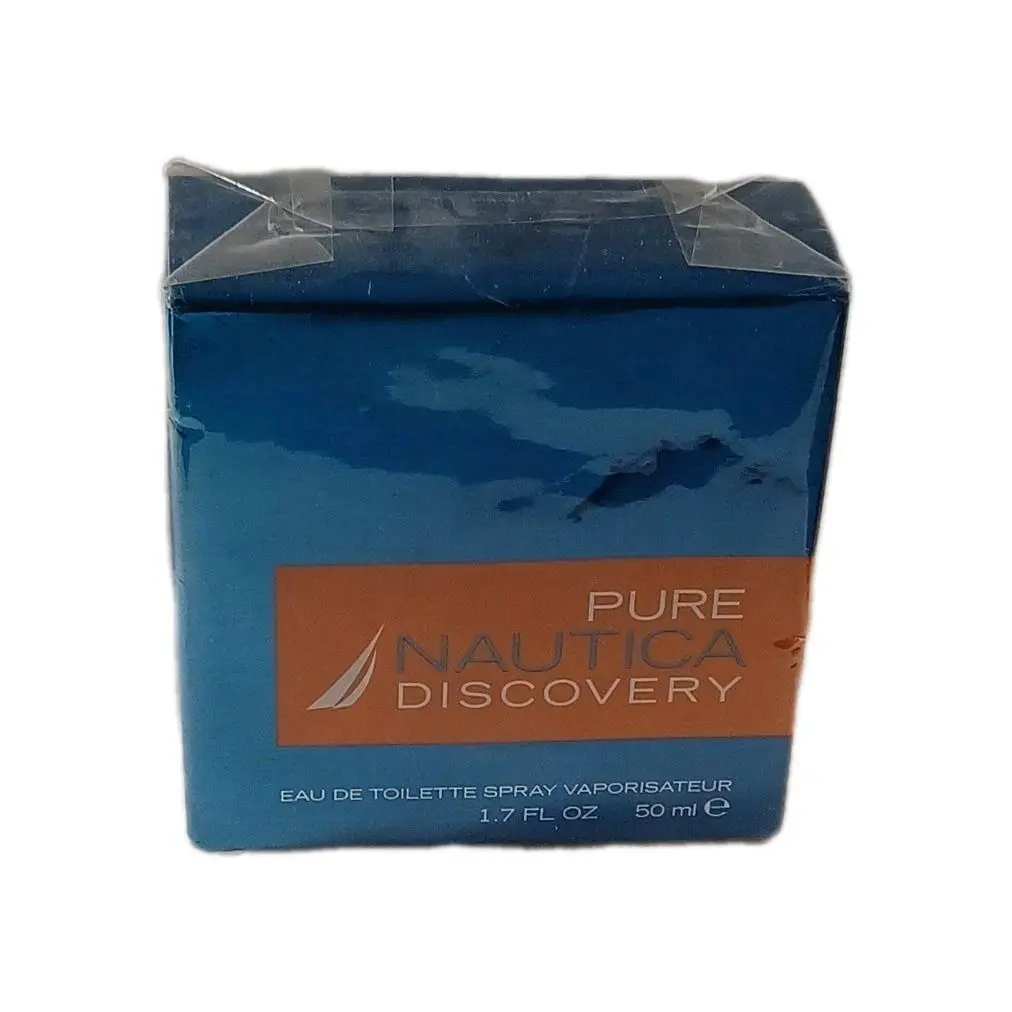 Pure Nautica Discovery Men`s Eau De Toilette Spray 1.7 Fl Oz/50ml