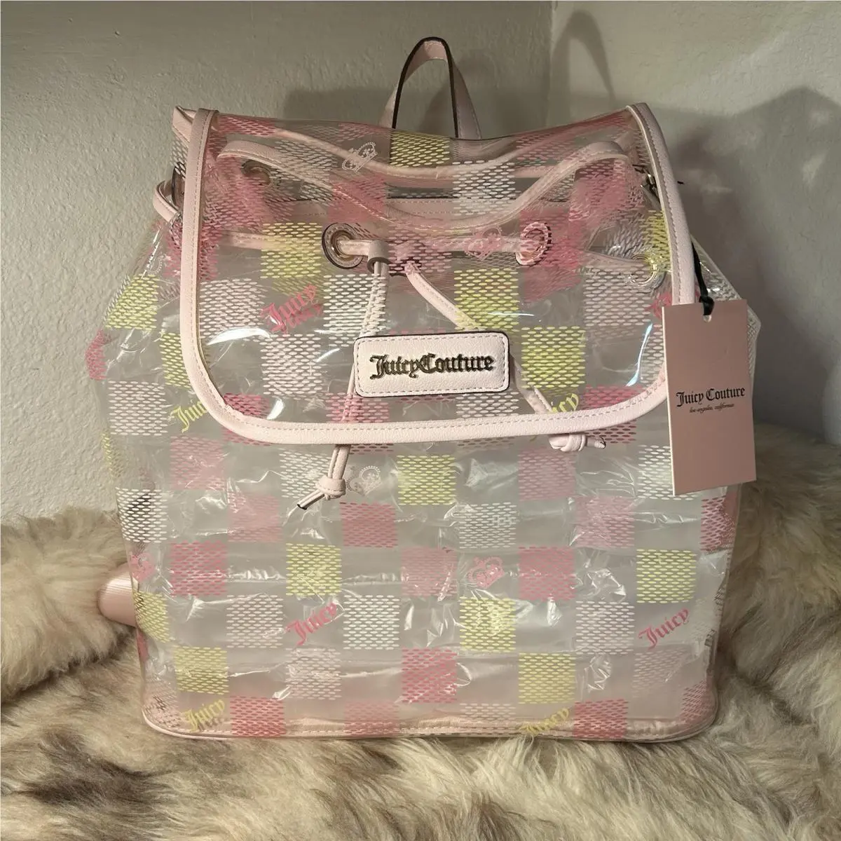 Juicy Couture Free To Be Juicy Clear Backpack - Really Nice