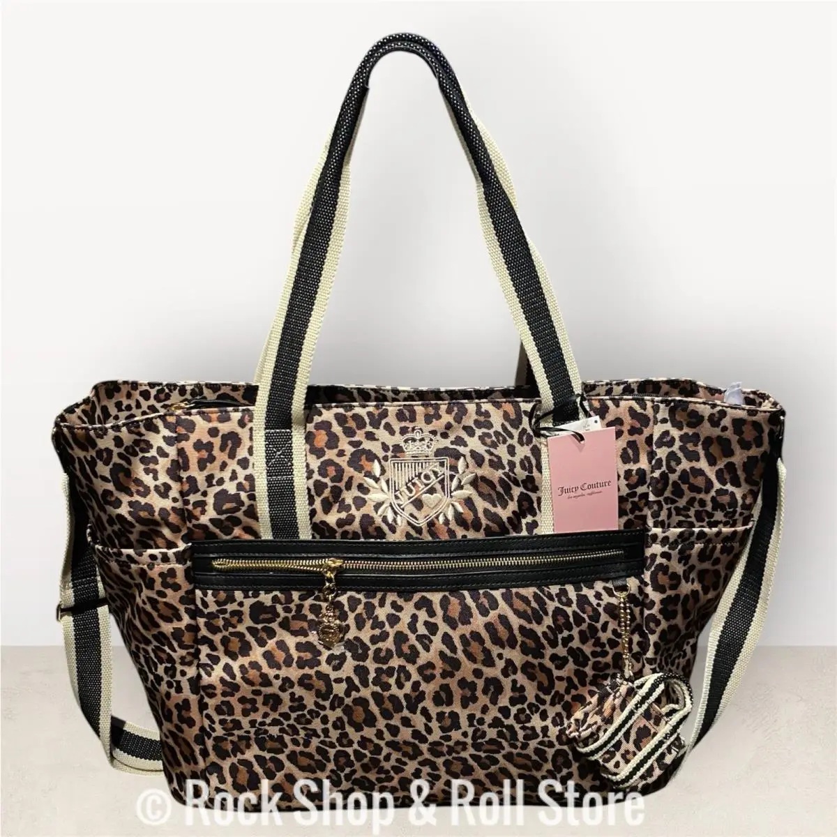 Leopard Print Prep School Large Weekender Bag by Juicy Couture