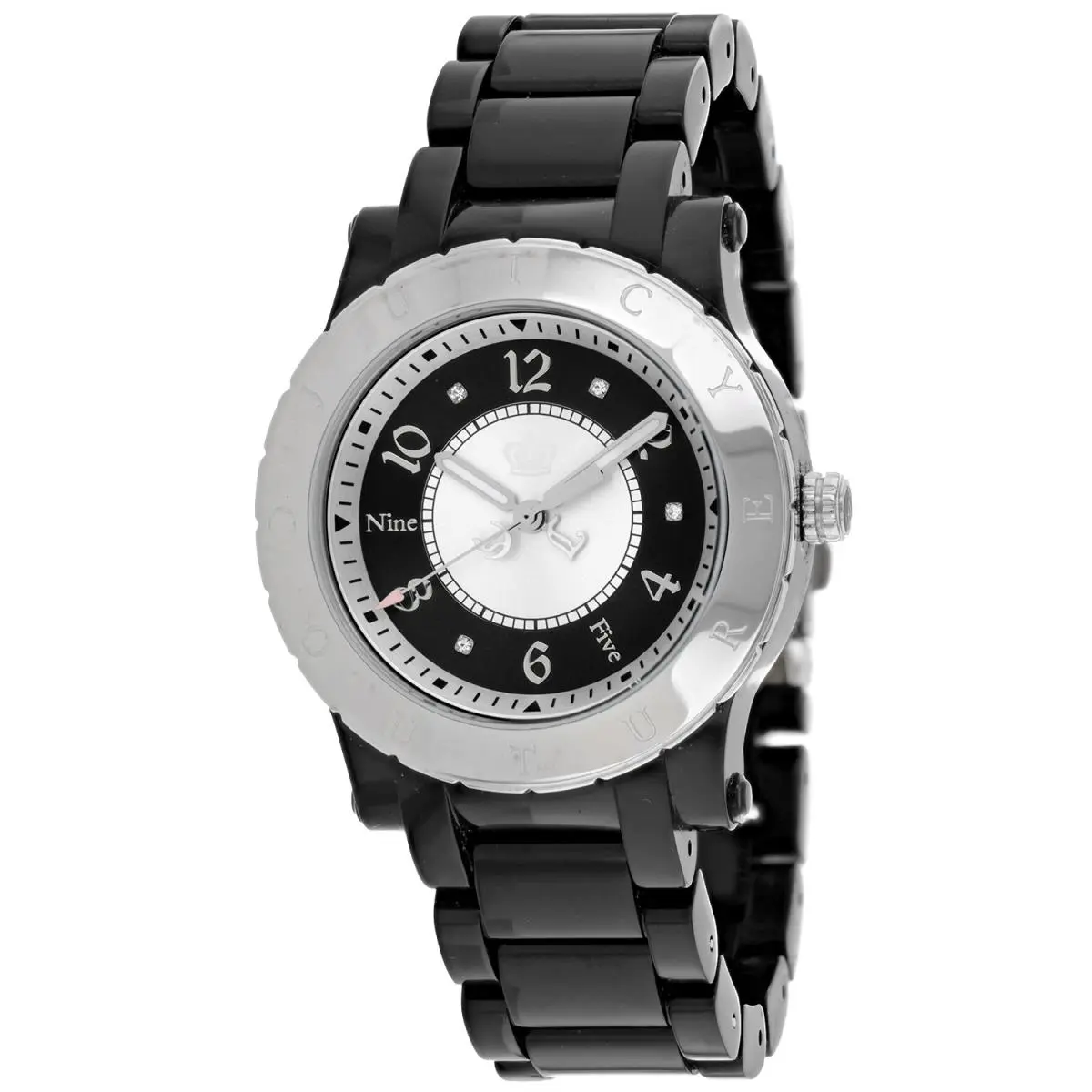 Women`s Hrh Black Dial Watch - 1900845 by Juicy Couture