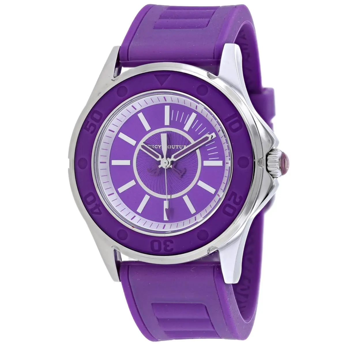 Women`s Rich Girl Purple Dial Watch - 1900873 by Juicy Couture