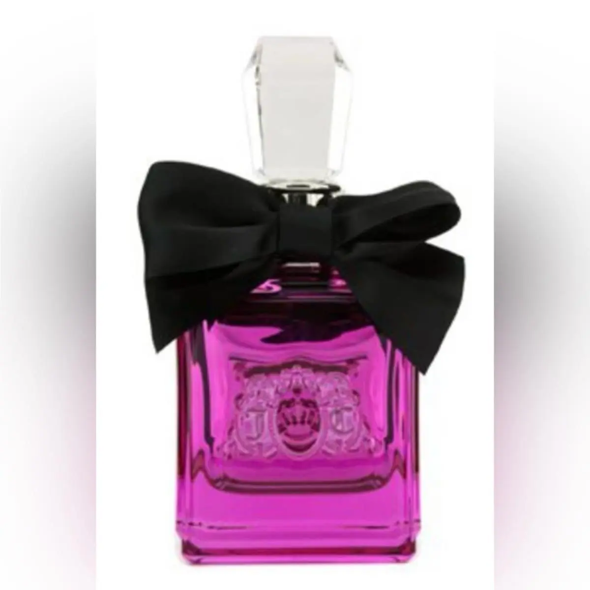 Juicy Couture Noir Pink Bottle with Black Bow 3.4 Oz