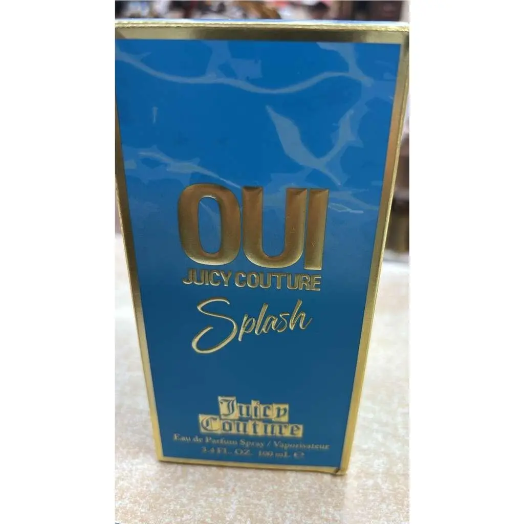 Oui Splash BY  3.4 OZ Edp Spray Never Sprayed NO Cellophane by Juicy Couture