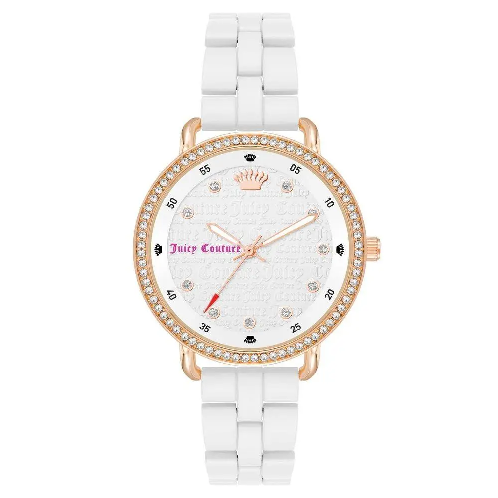 White Metal Dress Watch by Juicy Couture