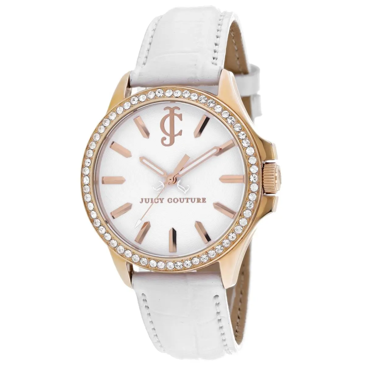 Women`s Jetsetter White Dial Watch - 1900968 by Juicy Couture
