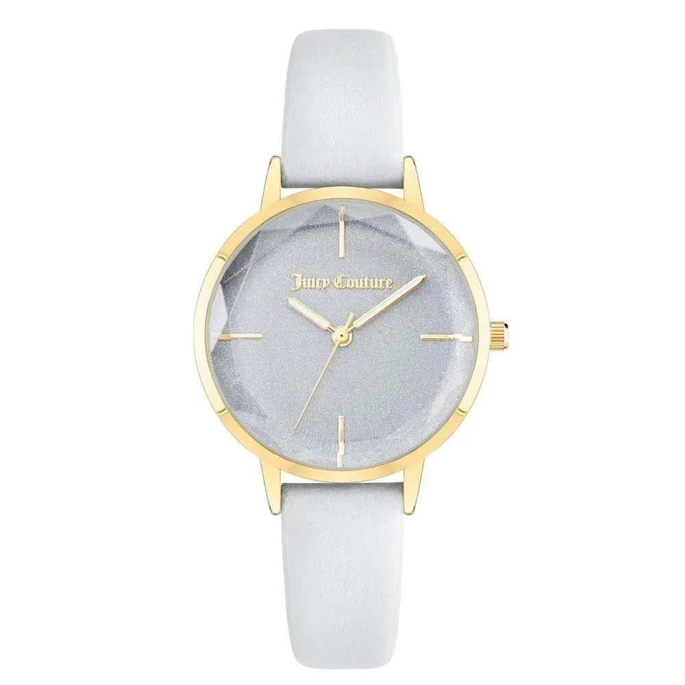 White Plastic Dress Watch by Juicy Couture