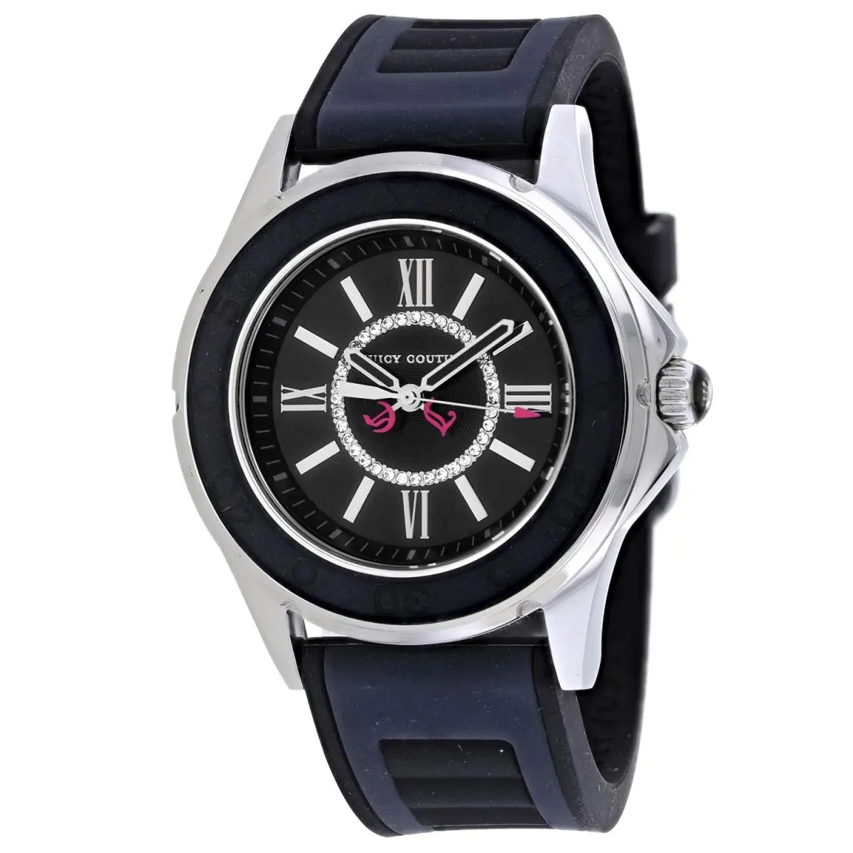 Women`s Rich Girl Black Dial Watch - 1900875 by Juicy Couture