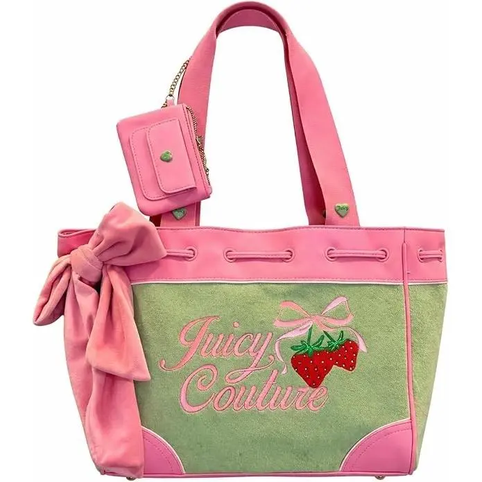 Juicy Couture Strawberry Daydreamer Tote Bag Retro Green