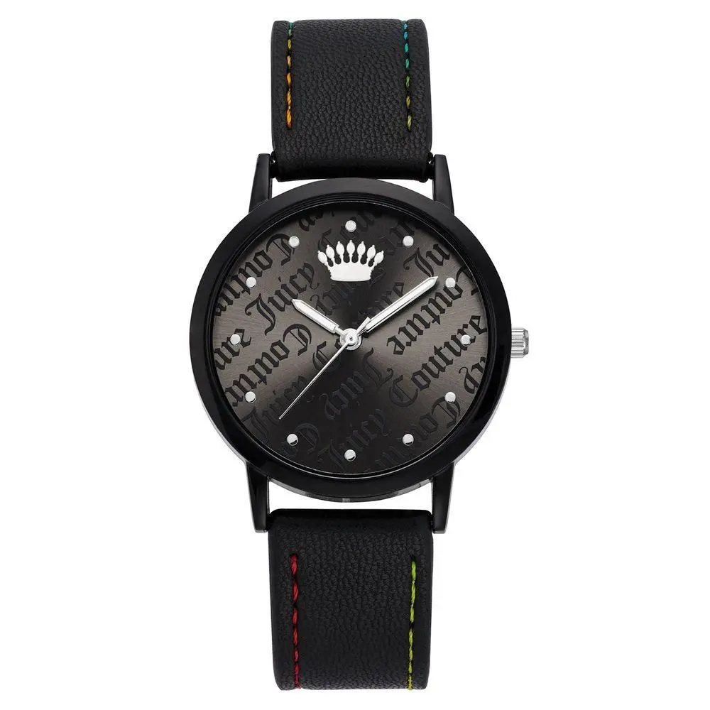 Black Plastic Dress Watch - JCJC1255BKBKAC by Juicy Couture