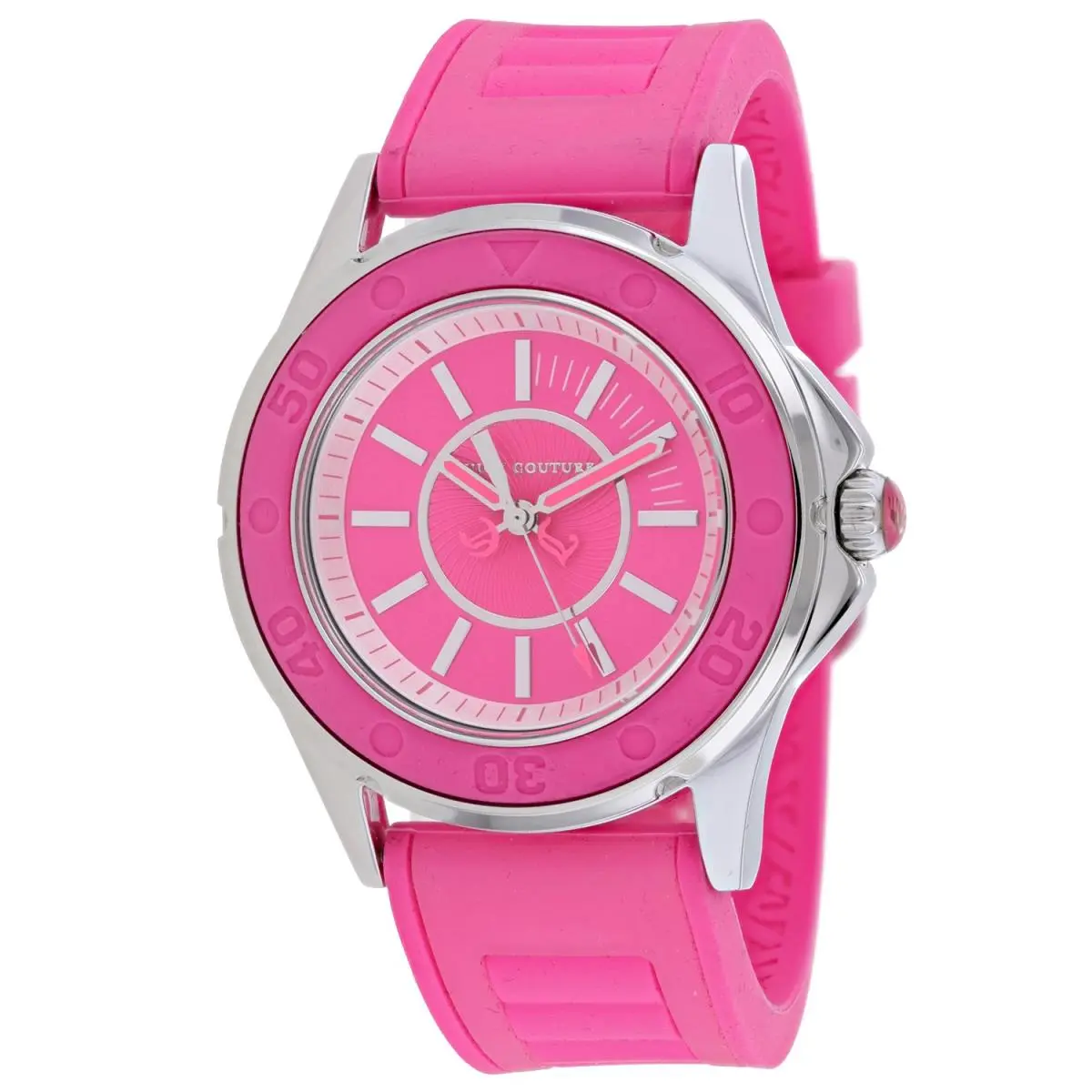 Women`s Rich Girl Pink Dial Watch - 1900872 by Juicy Couture