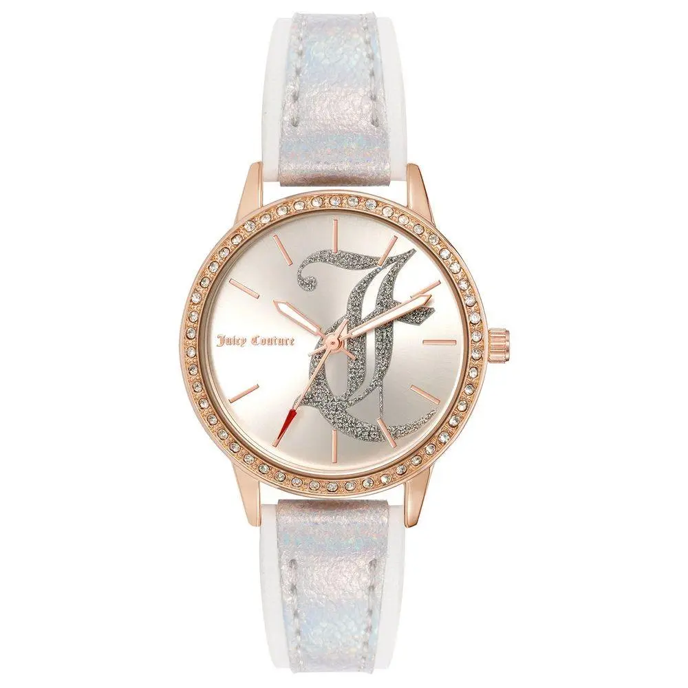 White Plastic Dress Watch by Juicy Couture