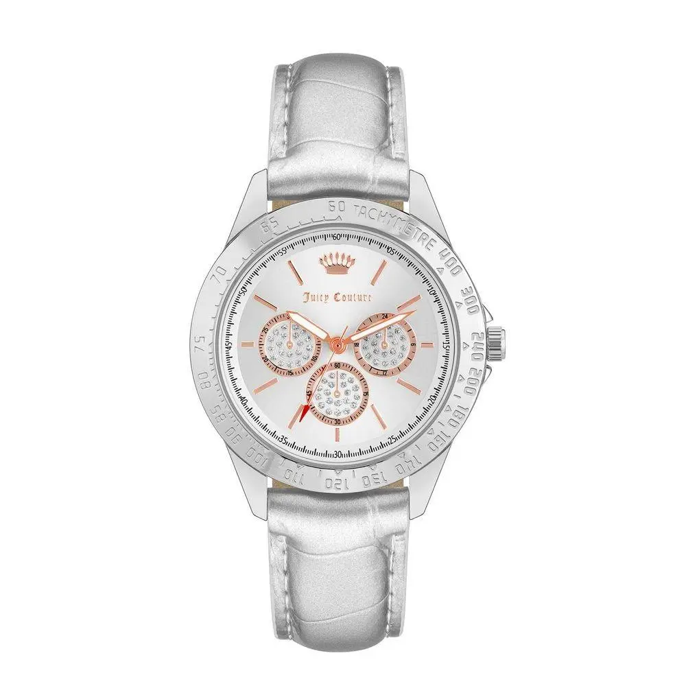 Silver Plastic Dress Watch - JCJC1221SVSIAC by Juicy Couture