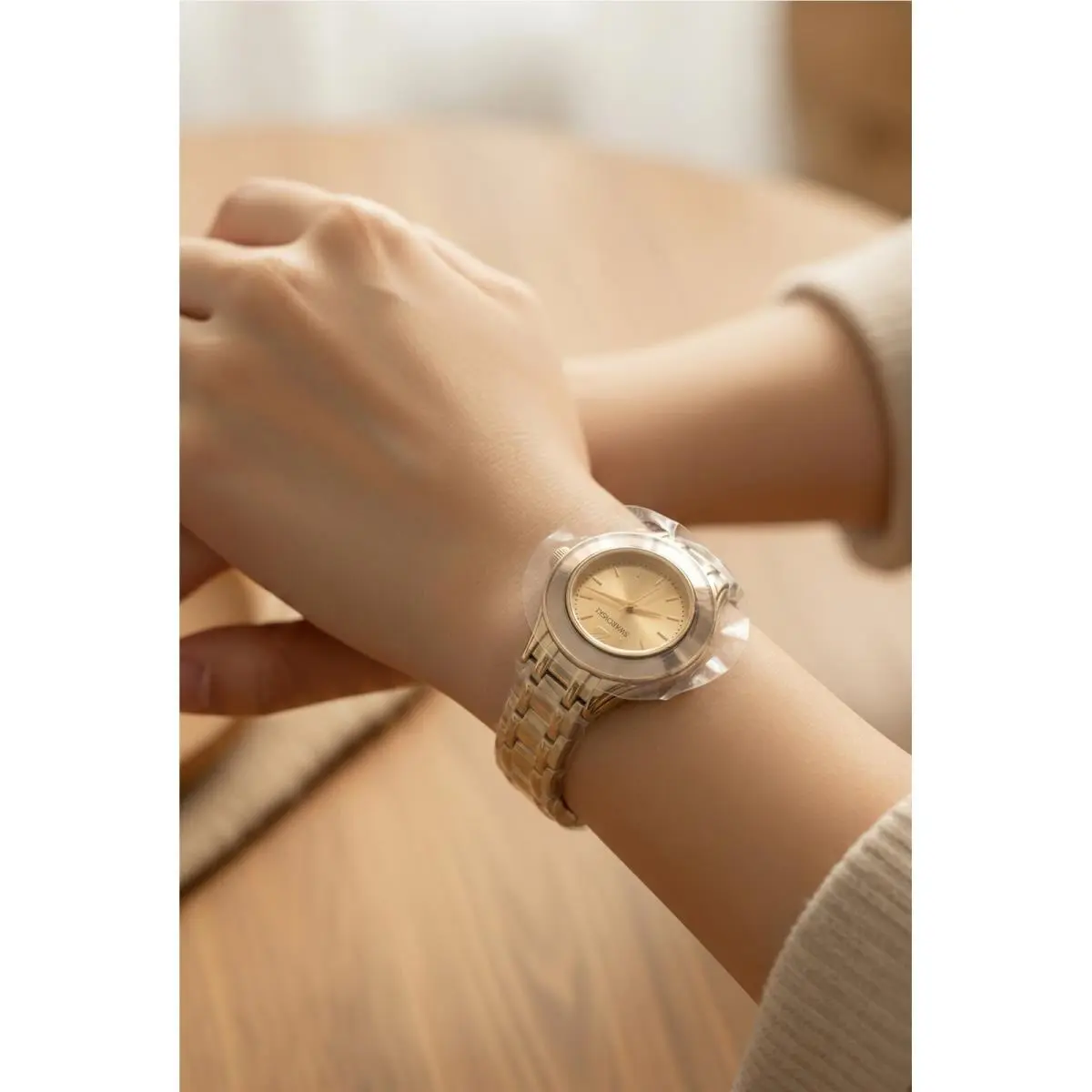 Alegria MB Pgo/gos Gold Tone Stainless Steel Women`s Watch 5188840 by Swarovski
