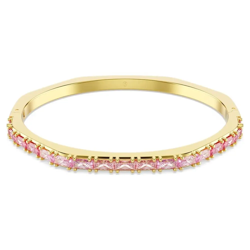 Women`s Matrix Pink Crystal Bangle 5720623 by Swarovski