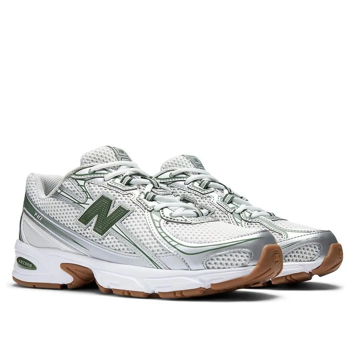 New Balance 740 U740SF2 Sneaker Women`s US 5 Gray Green Lifestyle Shoes RHS8618