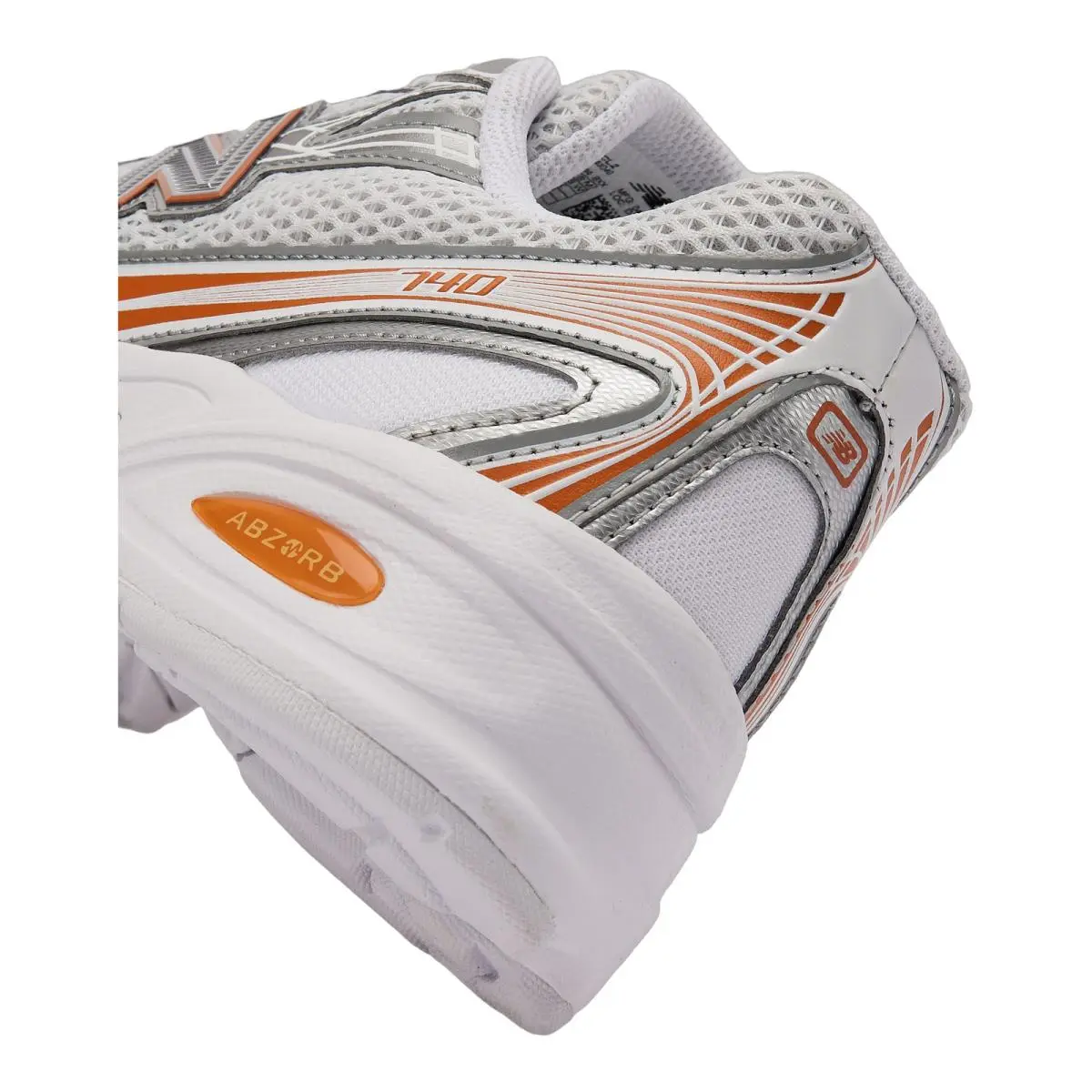 New Balance shoes - New Balance 740 - U740CL2 - White/Classic Orange/Silver Metallic/Slate Gray 9