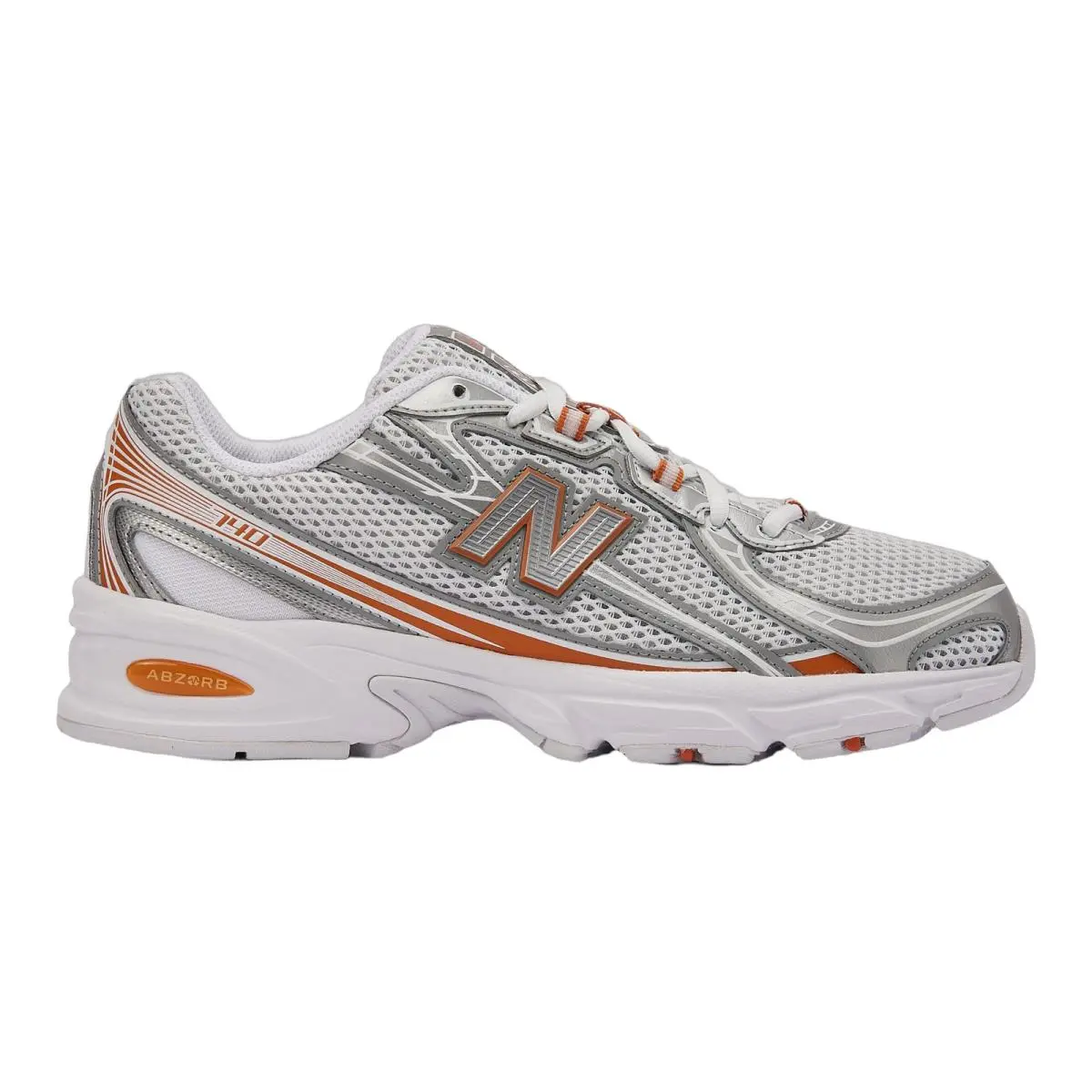 New Balance shoes - New Balance 740 - U740CL2 - White/Classic Orange/Silver Metallic/Slate Gray 5