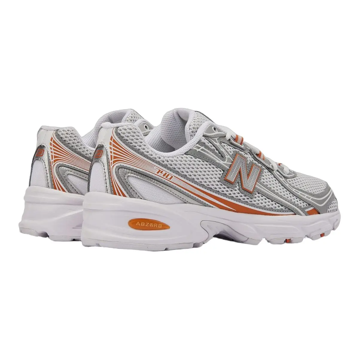 New Balance shoes - New Balance 740 - U740CL2 - White/Classic Orange/Silver Metallic/Slate Gray 7