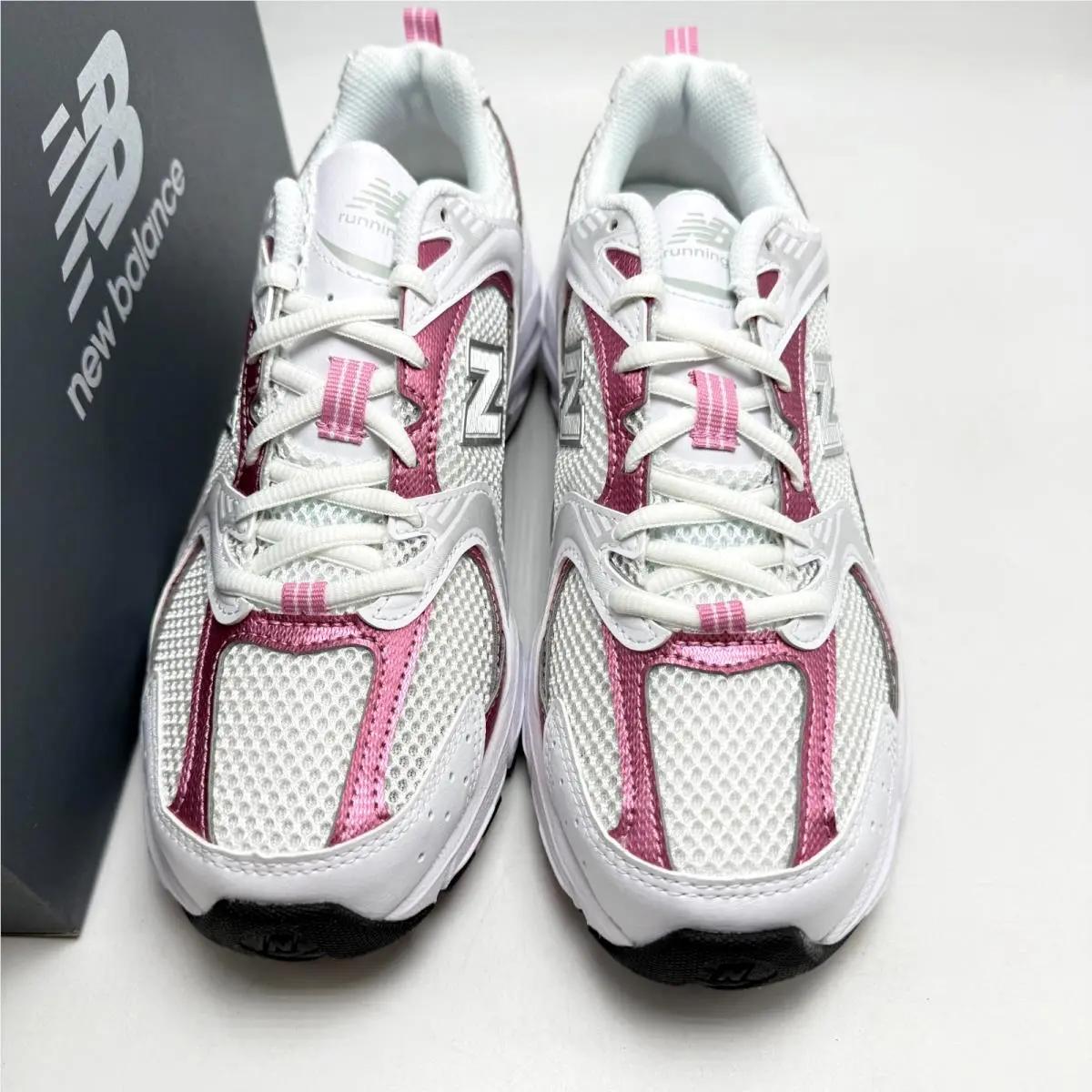 New Balance shoes - New Balance 500 Series - Series - MR530PK - White/Pink Sugar/Silver Metallic 0