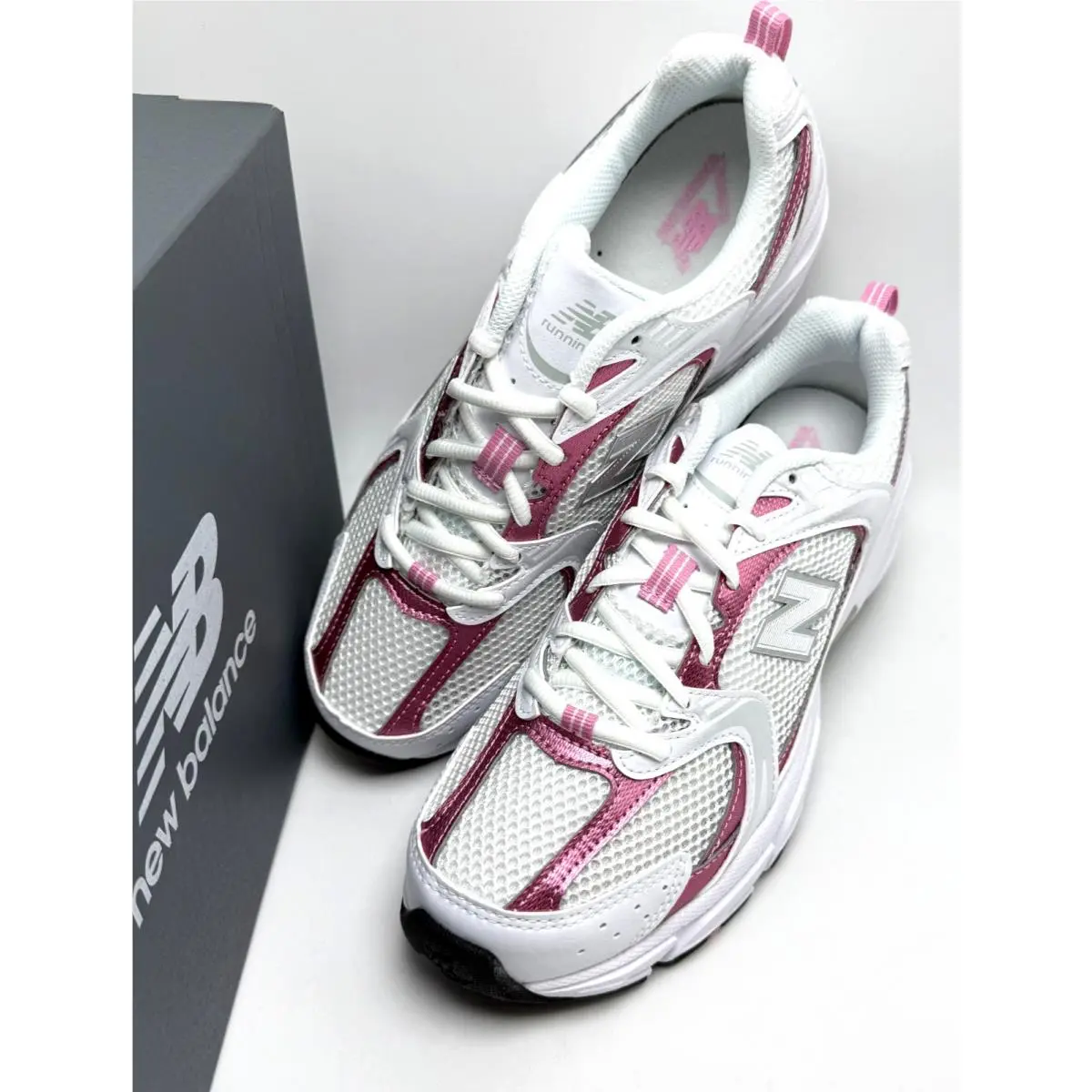 New Balance shoes - New Balance 500 Series - Series - MR530PK - White/Pink Sugar/Silver Metallic 4