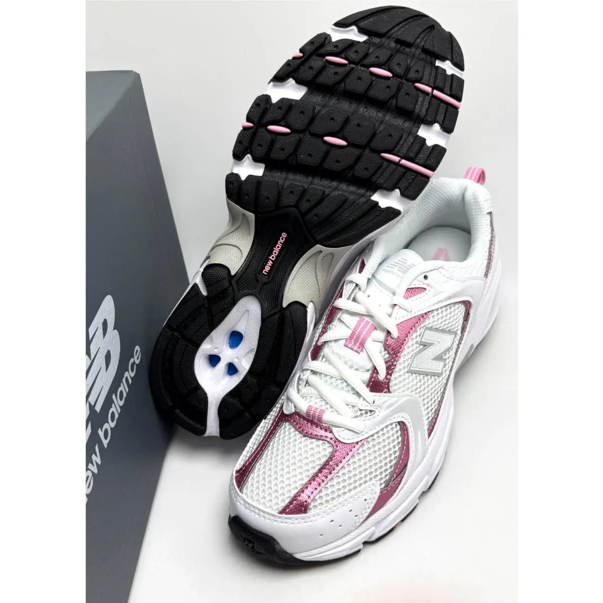 New Balance shoes - New Balance 500 Series - Series - MR530PK - White/Pink Sugar/Silver Metallic 12
