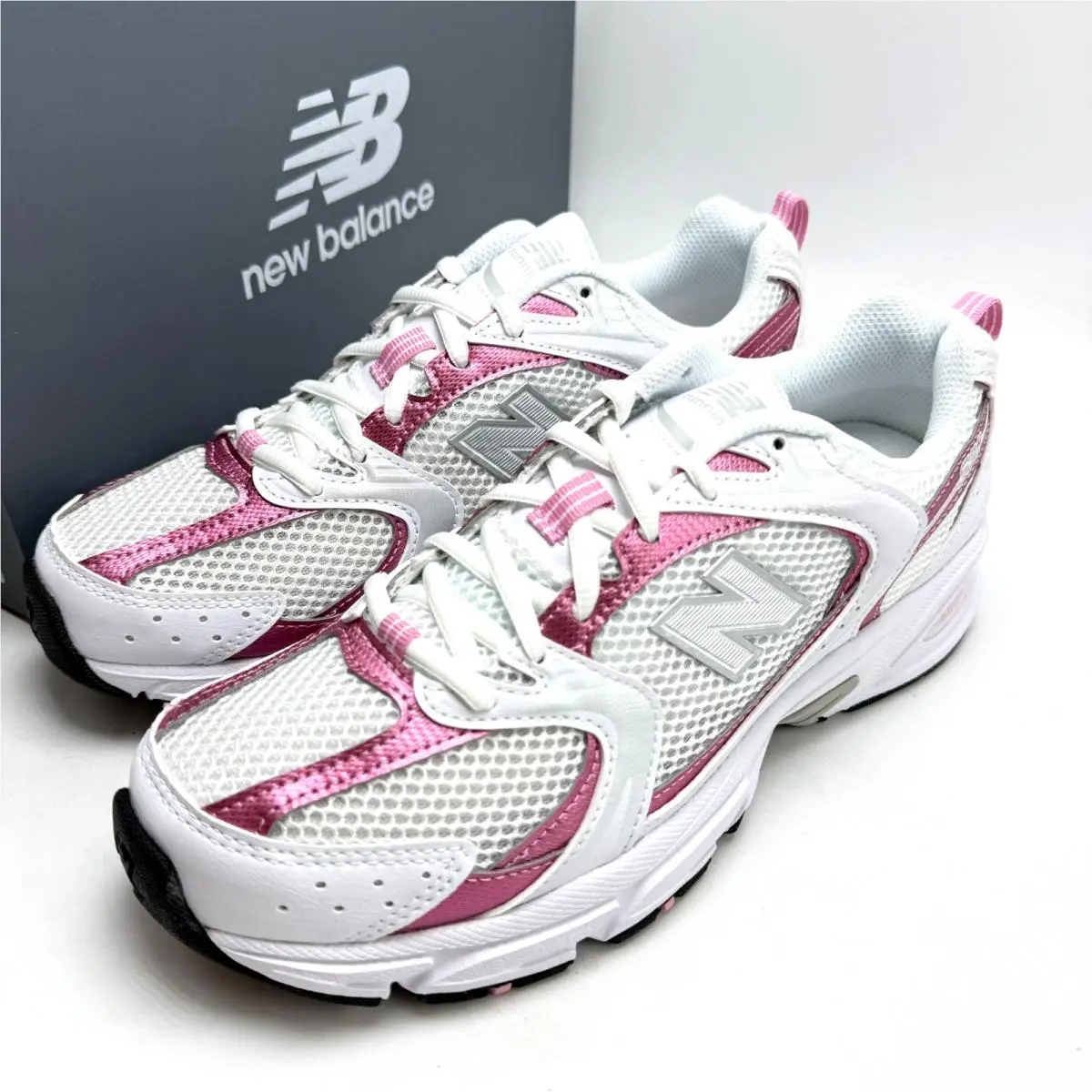 New Balance shoes - New Balance 500 Series - Series - MR530PK - White/Pink Sugar/Silver Metallic 6