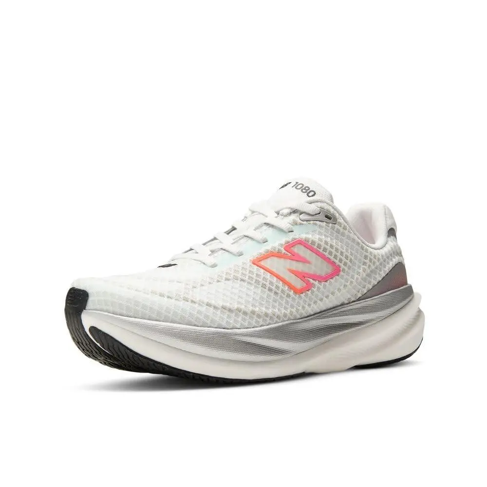New Balance shoes - WHITE/PINK HEAT/TANGERINE HEAT 2