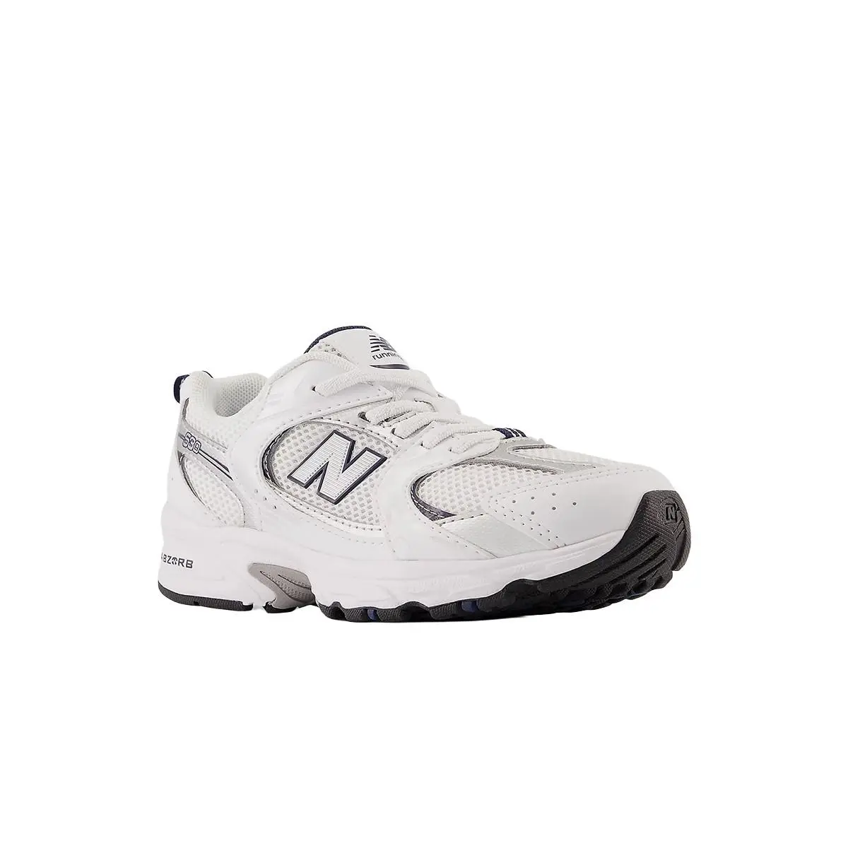 New Balance shoes - White/Natural Indigo/Silver Metallic 6