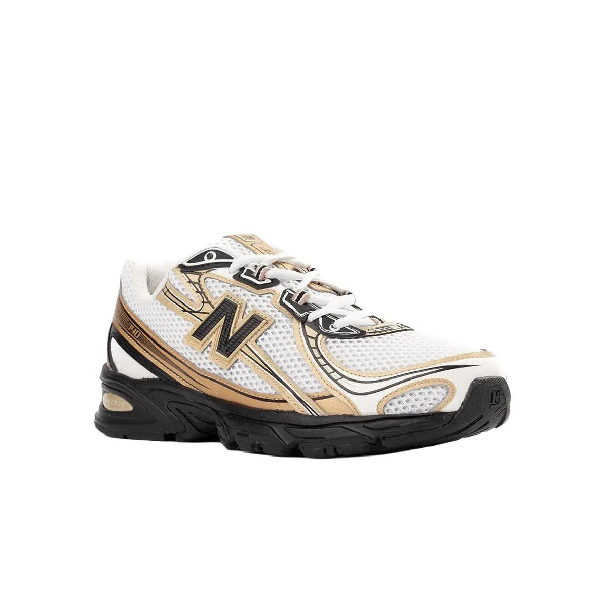 New Balance shoes - Sea Salt/Black/Gold Metallic 0
