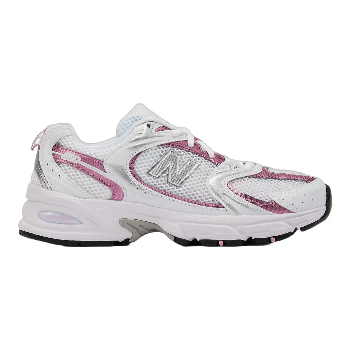 New Balance 530 White Pink Silver Sneakers Womens Size 5-11 MR530PK New