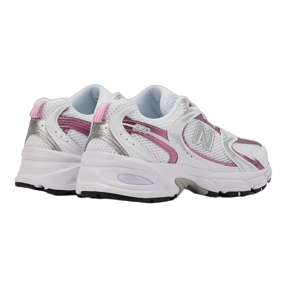 New Balance shoes - New Balance 530 - MR530PK - White/Pink Sugar/Silver Metallic 7