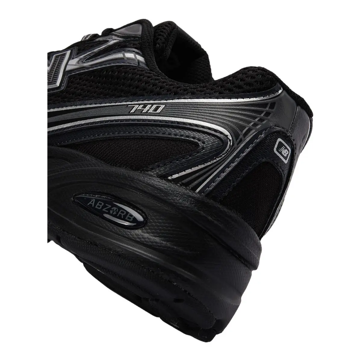 New Balance shoes - New Balance 740 - U740BM2 - Black/Silver Metallic 3
