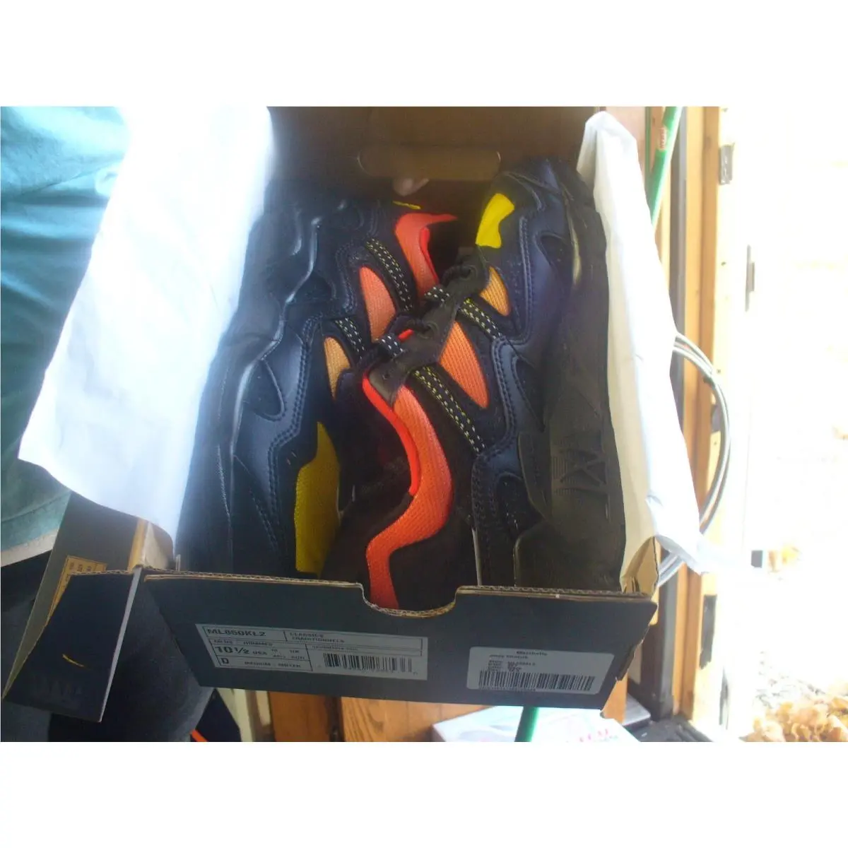 Nba New Balance X Kawhi Leonard 850 Sunset Pack Orange/black Men`s Sz 10.5 Nib