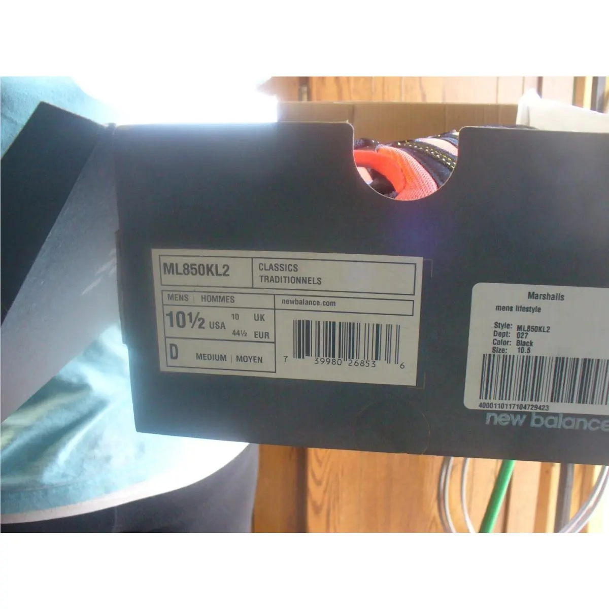 New Balance shoes - New Balance 850 - ML850KL2 - Black. Orange, Yellow 9