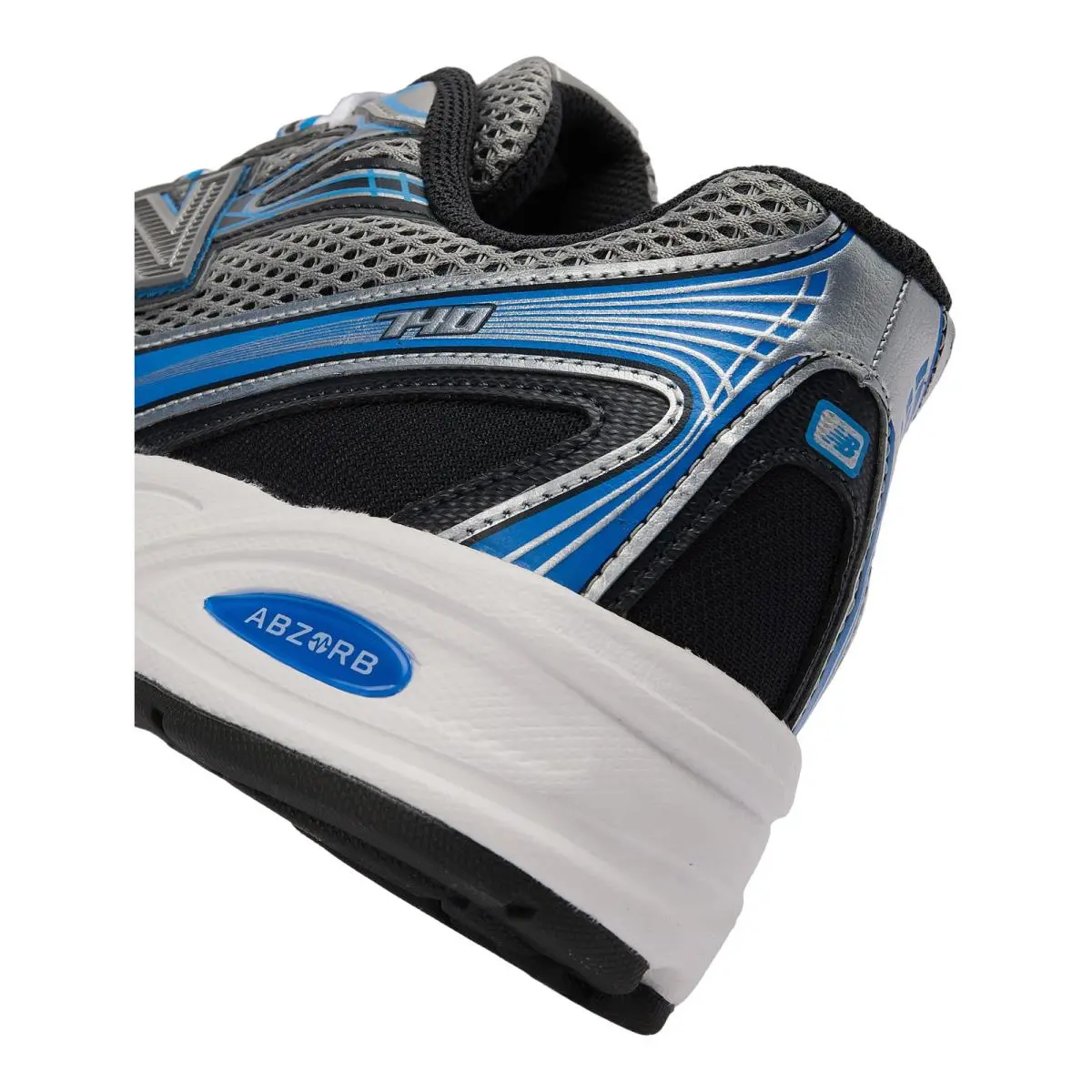 New Balance shoes - New Balance 740 - U740SB2 - Slate Grey/Blue Agate/Black/Silver Metallic 9