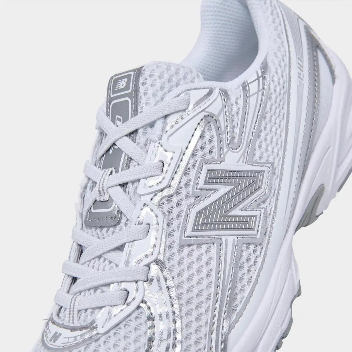 New Balance shoes - PZ740WM 100 - White/Metallic Silver 4