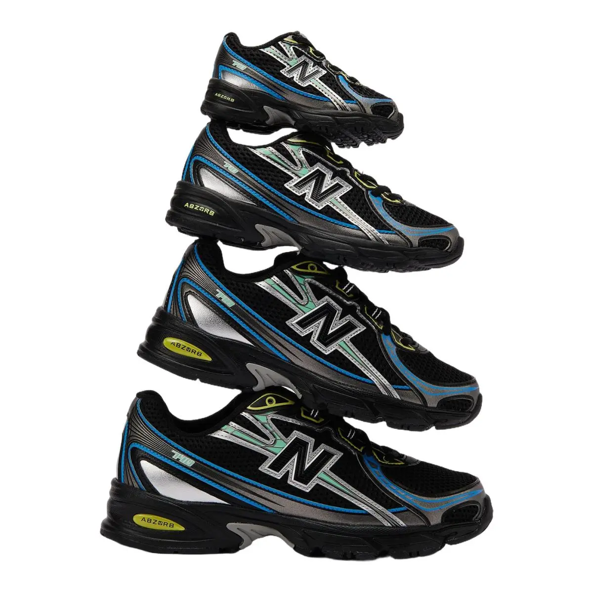 New Balance shoes - New Balance 740 Night Moves Blk - U740DL2 - Black/Blue 11